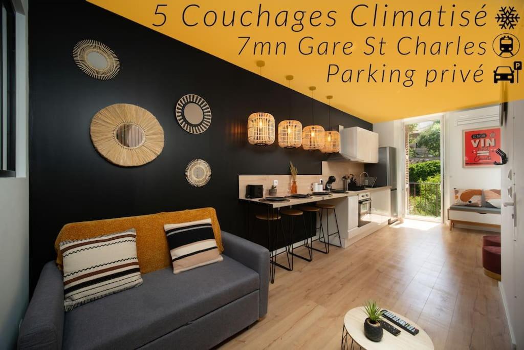 Apartment Air Conditioning Balcony 5 Couchages Marseille Eksteriør bilde